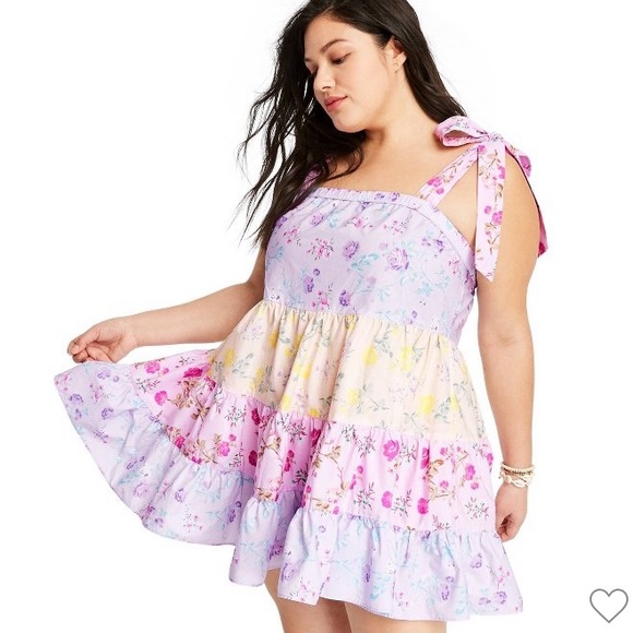 LoveShackFancy for Target Jeanne Tie-Strap Dress - Picture 4 of 9